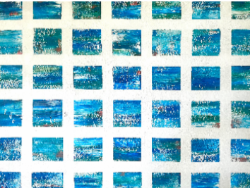 36 x 48 acrylic on textured gypsum